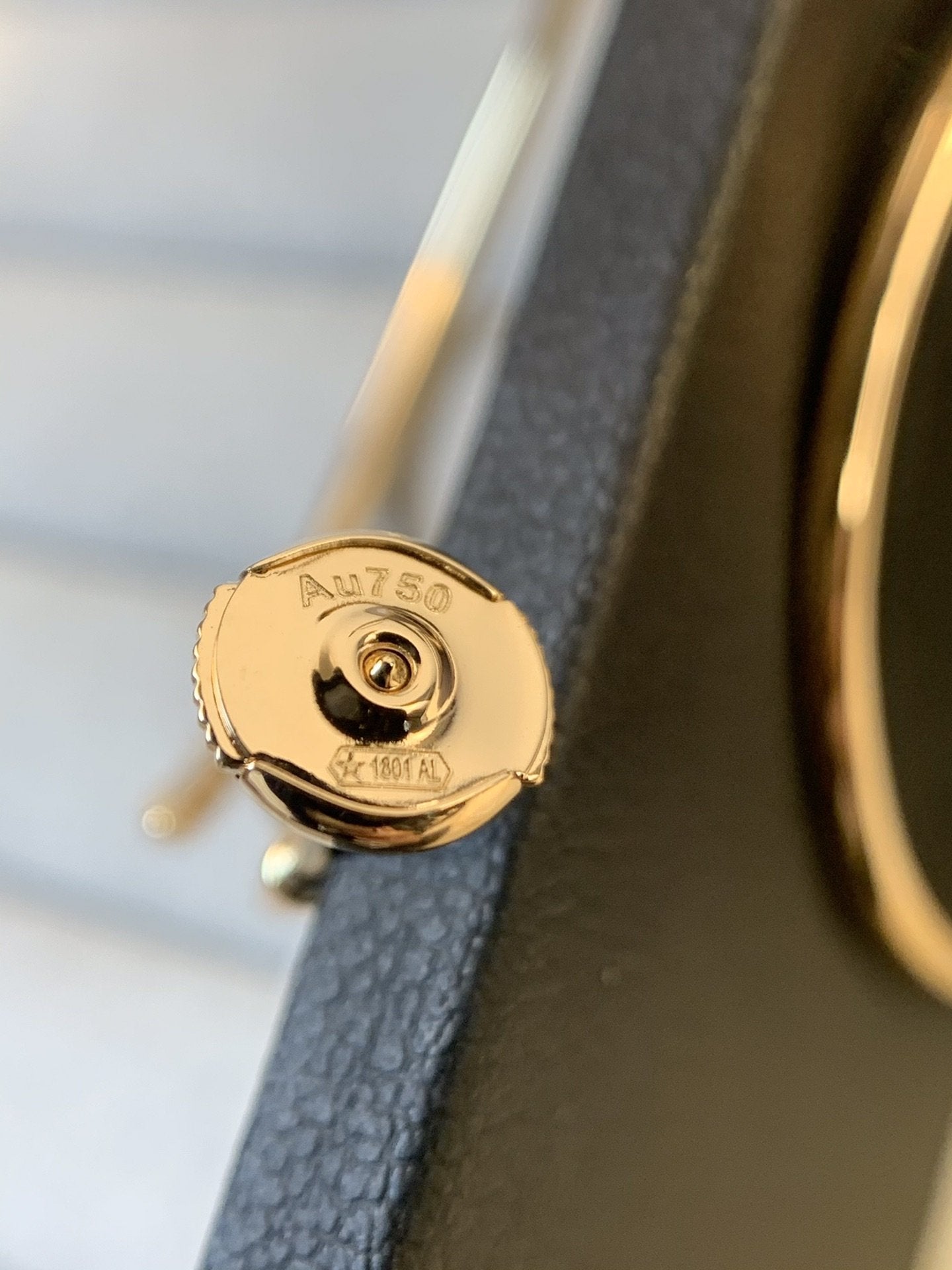 [Joyas Regalia]PENDIENTES JUSTE ORO DIAMANTES 1.8MM 