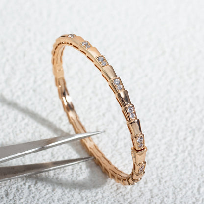 [Joyas Regalia]PULSE SERPENTI ORO ROSA DIAMANTE