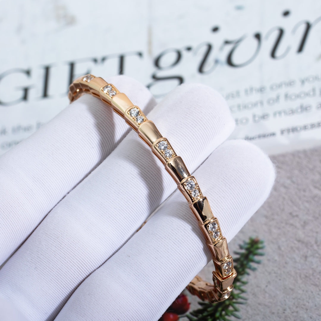 [Joyas Regalia]PULSE SERPENTI ORO ROSA DIAMANTE