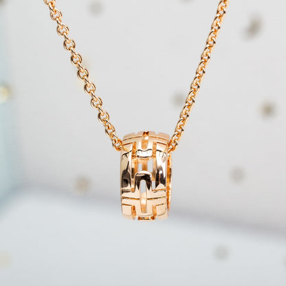 [Joyas Regalia]COLLAR PARENTESI ORO ROSA