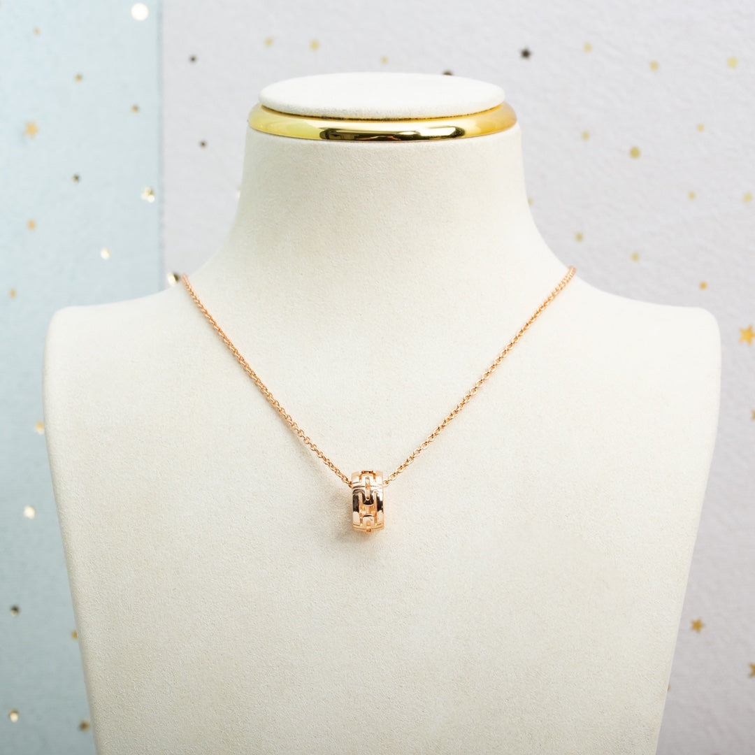 [Joyas Regalia]COLLAR PARENTESI ORO ROSA