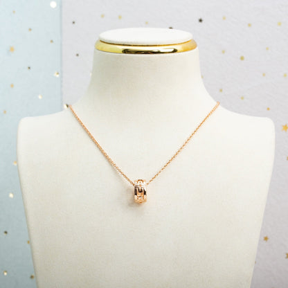 [Joyas Regalia]COLLAR PARENTESI ORO ROSA