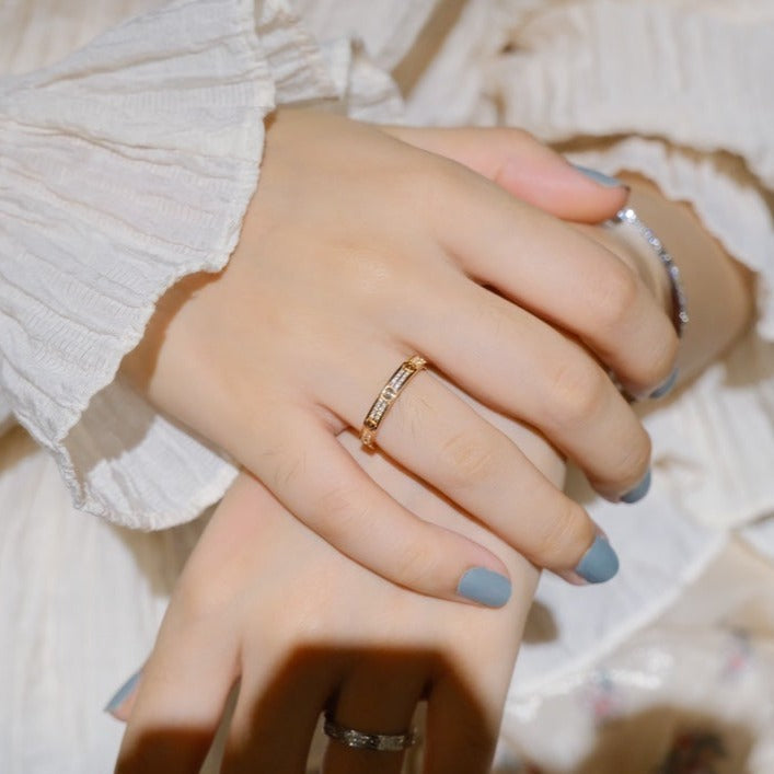 [Bijoux Regalia] BAGUE D'AMOUR DIAMANT 2,65 MM 
