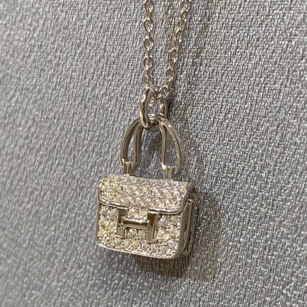 [Regalia jewelry]CONSTANCE PEDANT DIAMOND NECKLACE
