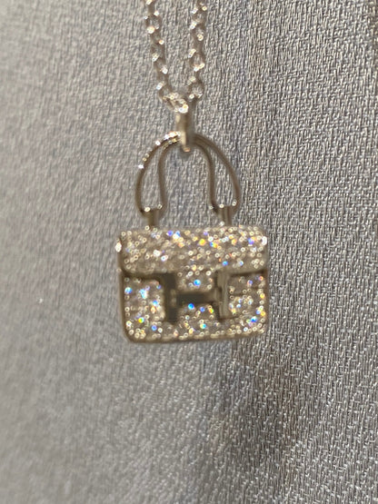 [Regalia jewelry]CONSTANCE PEDANT DIAMOND NECKLACE