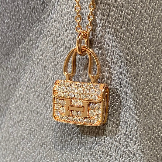 [Regalia jewelry]CONSTANCE PEDANT DIAMOND NECKLACE