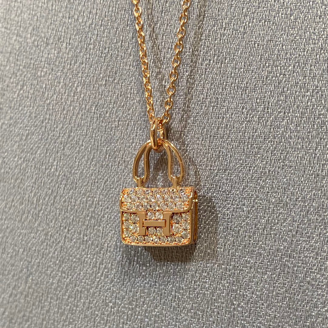 [Regalia jewelry]CONSTANCE PEDANT DIAMOND NECKLACE