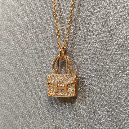 [Regalia jewelry]CONSTANCE PEDANT DIAMOND NECKLACE