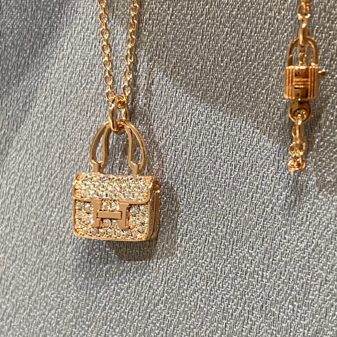 [Regalia jewelry]CONSTANCE PEDANT DIAMOND NECKLACE