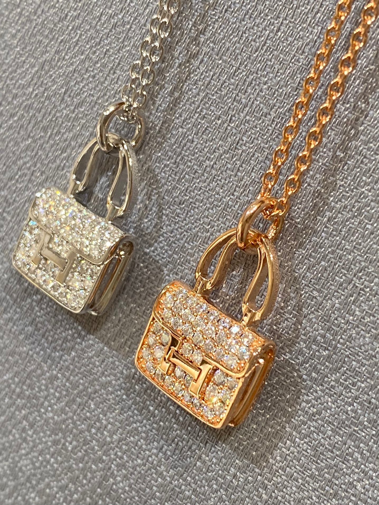 [Regalia jewelry]CONSTANCE PEDANT DIAMOND NECKLACE
