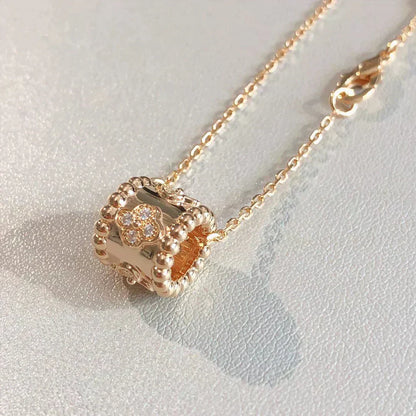 [Bijoux Regalia] COLLIER PENDENTIF PERLEE OR / OR ROSE
