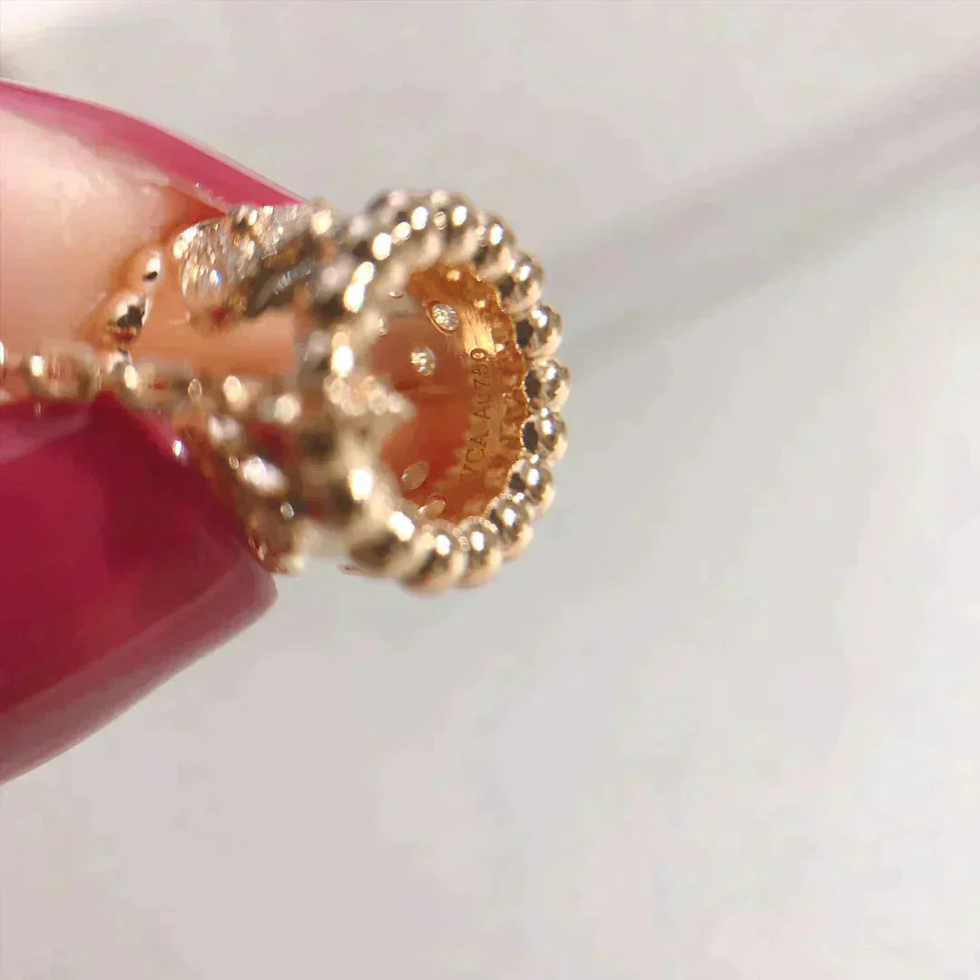 [Bijoux Regalia] COLLIER PENDENTIF PERLEE OR / OR ROSE