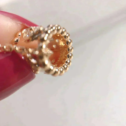 [Bijoux Regalia] COLLIER PENDENTIF PERLEE OR / OR ROSE