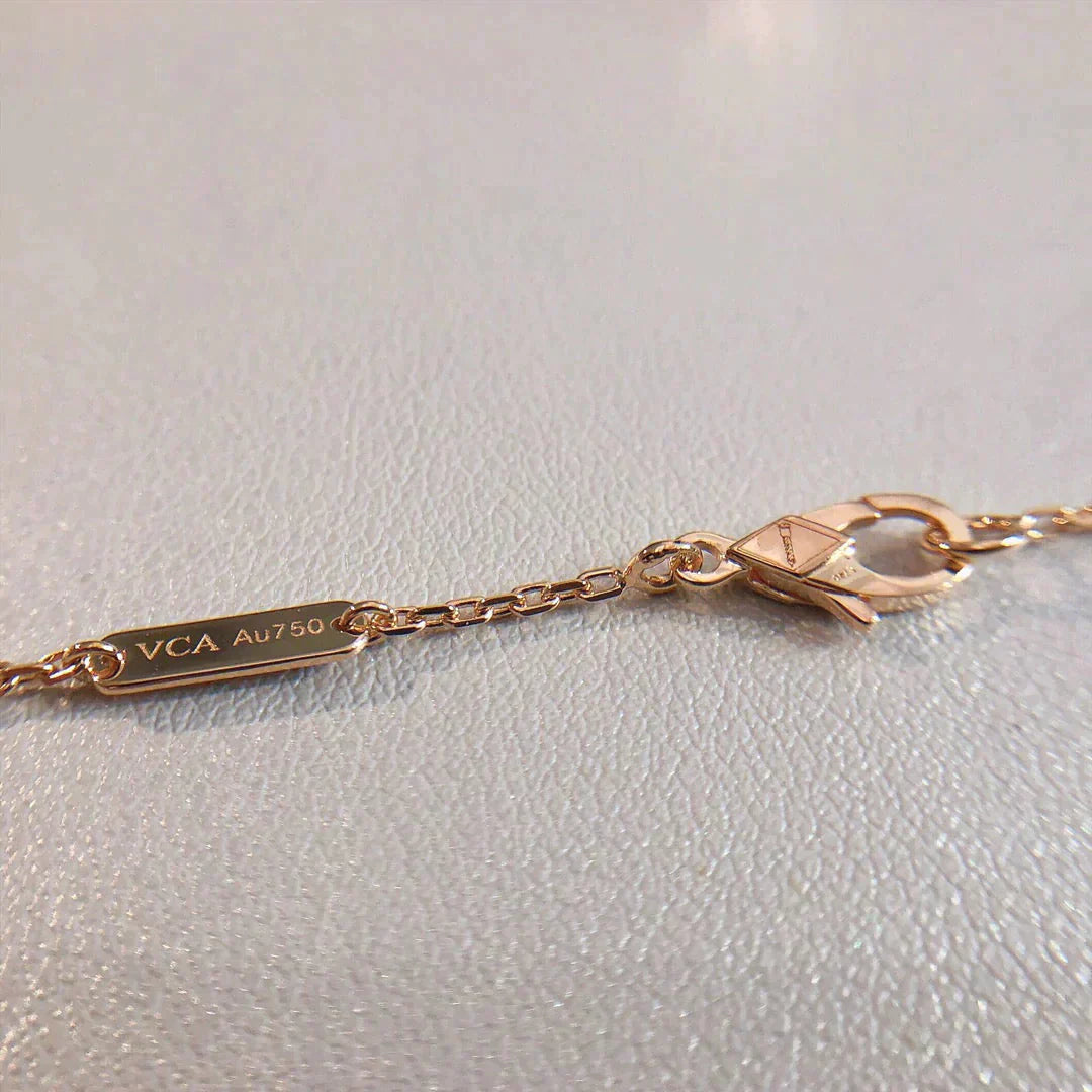 [Bijoux Regalia] COLLIER PENDENTIF PERLEE OR / OR ROSE