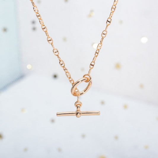 [Bijoux Regalia] COLLIER ÉCHAPPÉE OR ROSE