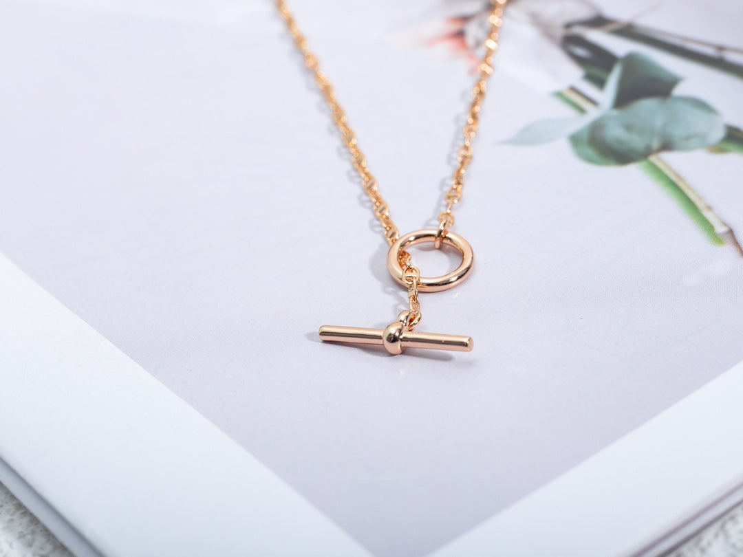 [Joyas Regalia]COLLAR ECHAPPEE ORO ROSA