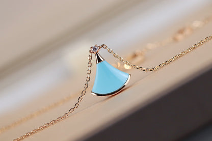 [Bijoux Regalia] COLLIER DREAM TURQUOISE OR ROSE