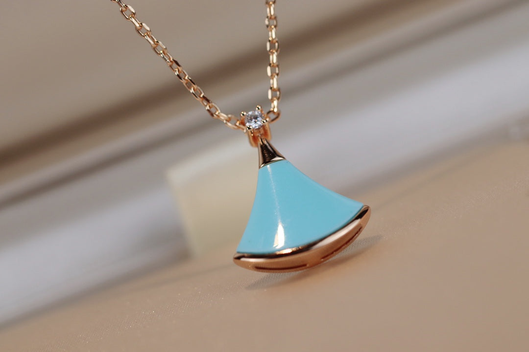 [Bijoux Regalia] COLLIER DREAM TURQUOISE OR ROSE