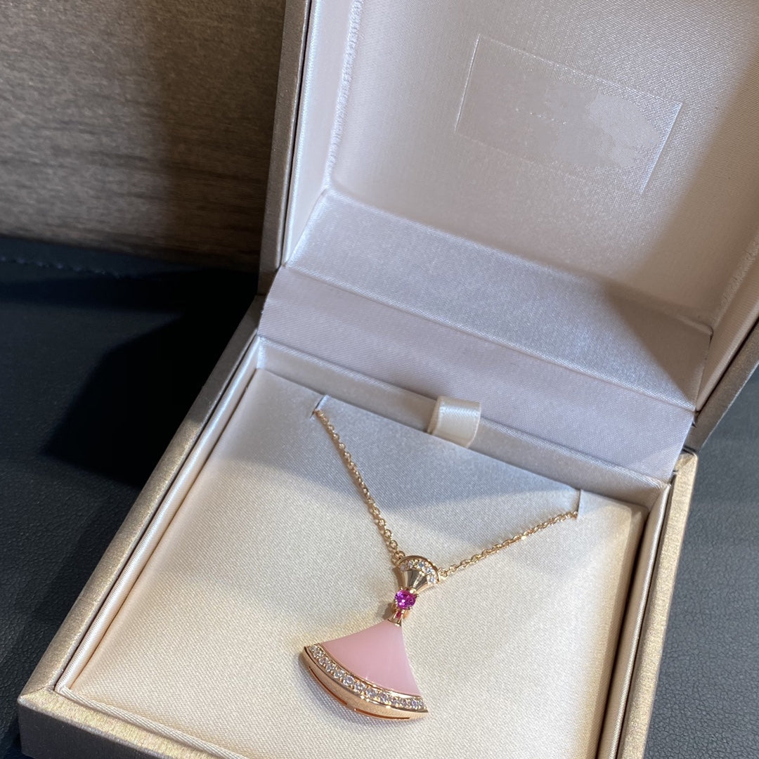 [Joyas Regalia] COLLAR DE ENSUEÑO ÓPALO ROSA