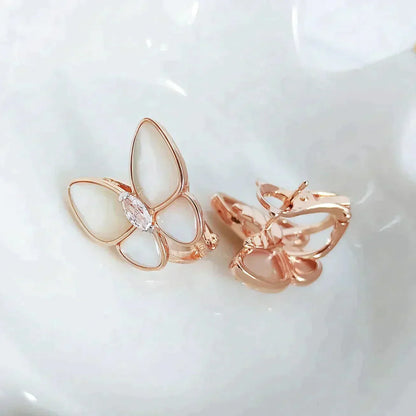 [Bijoux Regalia]Boucles d'oreilles papillon en diamant