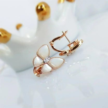 [Bijoux Regalia]Boucles d'oreilles papillon en diamant