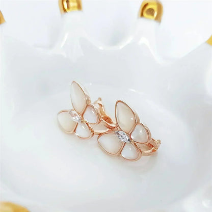 [Bijoux Regalia]Boucles d'oreilles papillon en diamant