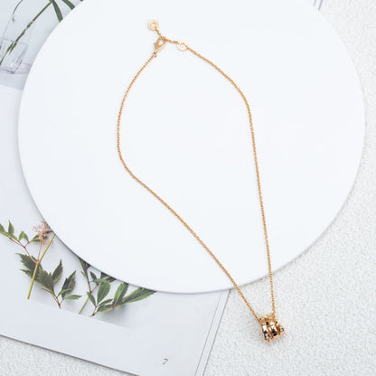 [Bijoux Regalia] COLLIER SERPENTI OR ROSE DIAMANT