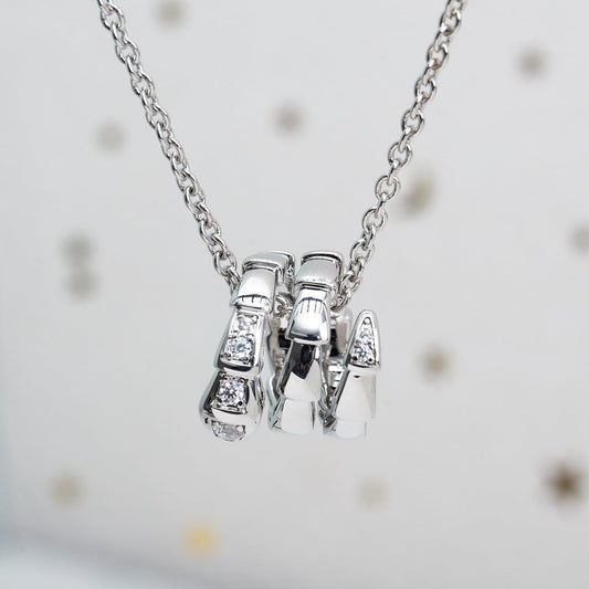 [Bijoux Regalia] COLLIER SERPENTI ARGENT DIAMANT