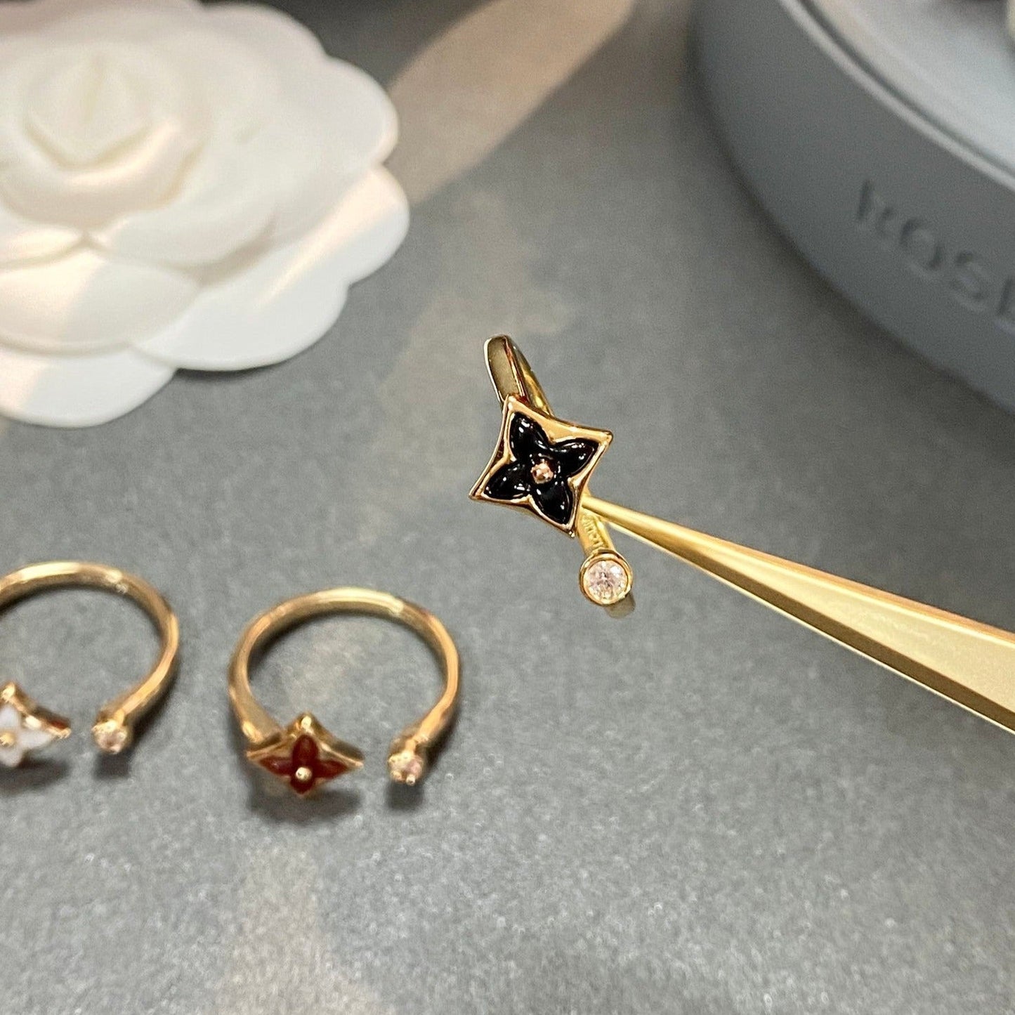 [Regalia jewelry]STAR 1 DIAMOND OPEN RING