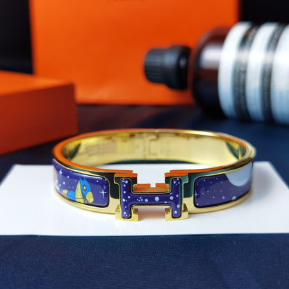 [Regalia jewelry]H STAR AND MOON BRACELET 12MM