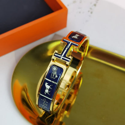 [Regalia jewelry]H COUVERTURES DARK BLUE BRACELET
