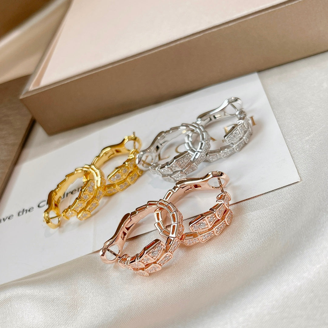 [Regalia jewelry]SERPENTI EARRINGS DIAMOND