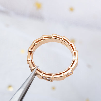 [Joyas Regalia]ANILLO SERPENTI ORO ROSA 3MM