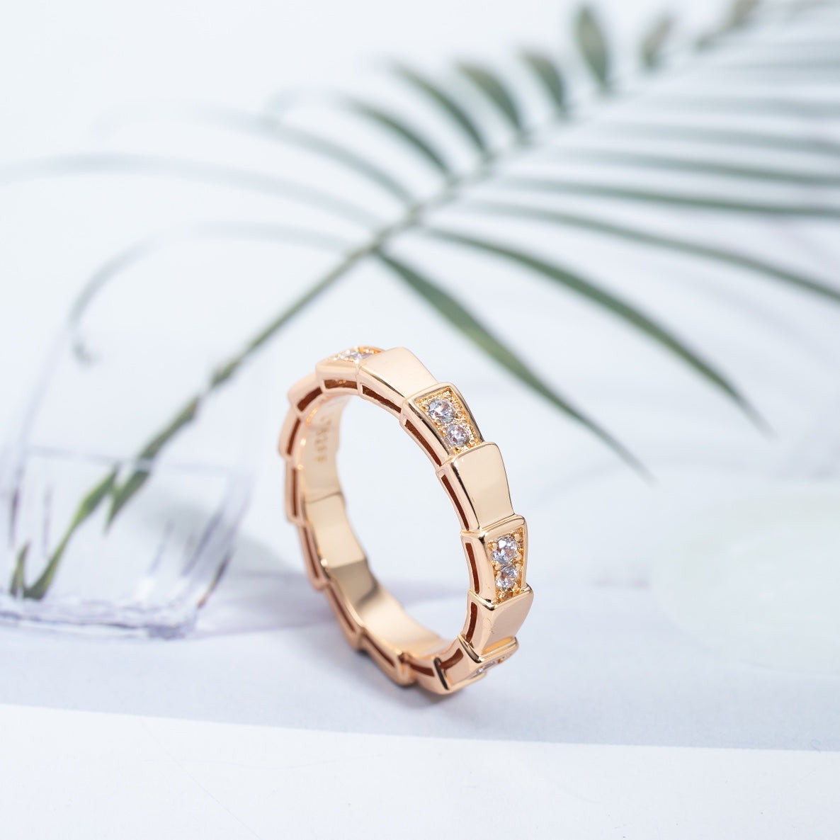 [Joyas Regalia]ANILLO SERPENTI ORO ROSA 3MM
