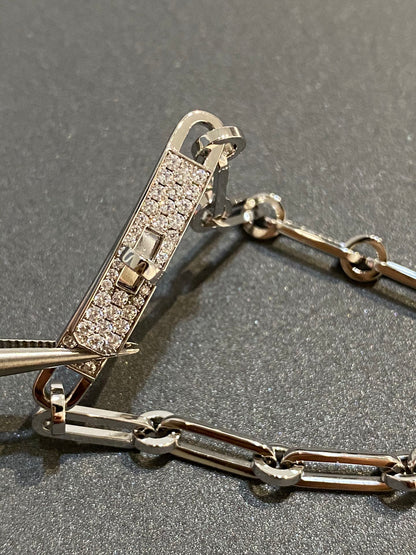 [Bijoux Regalia]BRACELET CHAINE PETIT MODÈLE DIAMANT