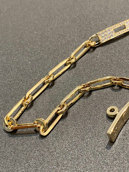 [Bijoux Regalia]BRACELET CHAINE PETIT MODÈLE DIAMANT