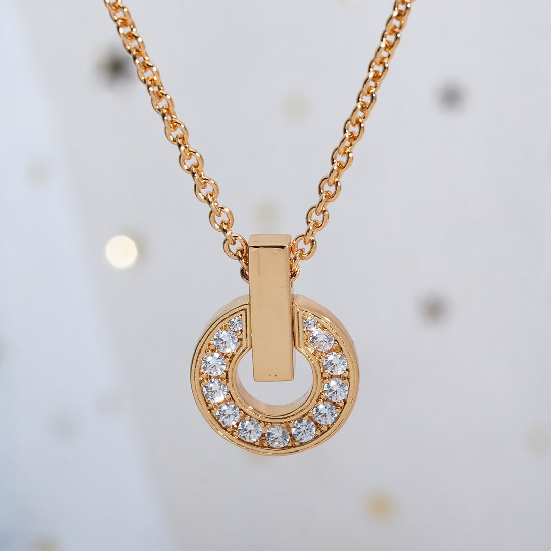 [Joyas Regalia] COLLAR GARI ORO ROSA DIAMANTE