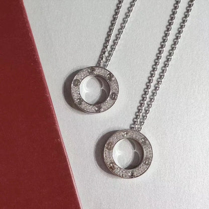 [Joyas Regalia]COLLAR AMOR AJUSTABLE PLATA