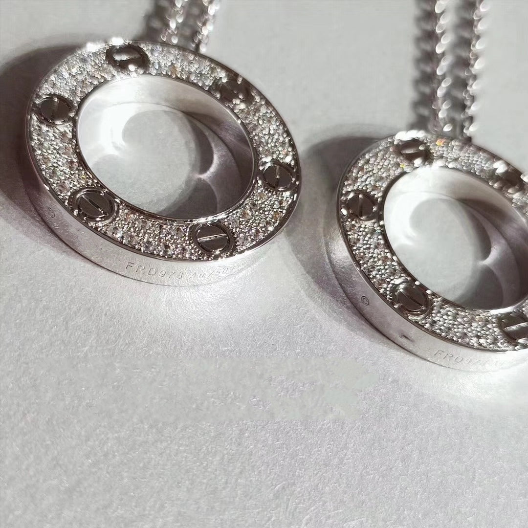 [Joyas Regalia]COLLAR AMOR AJUSTABLE PLATA