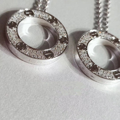 [Joyas Regalia]COLLAR AMOR AJUSTABLE PLATA