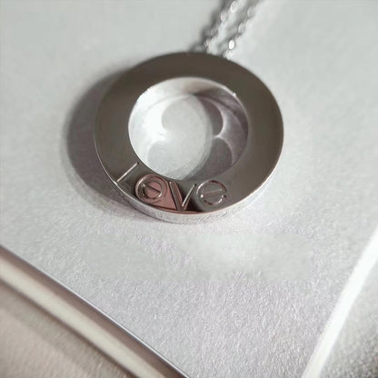 [Joyas Regalia]COLLAR AMOR AJUSTABLE PLATA