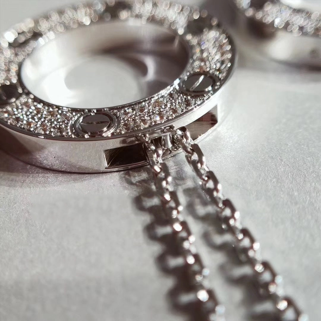 [Joyas Regalia]COLLAR AMOR AJUSTABLE PLATA
