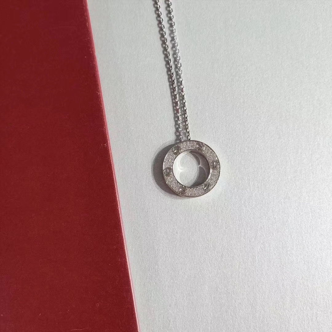 [Joyas Regalia]COLLAR AMOR AJUSTABLE PLATA
