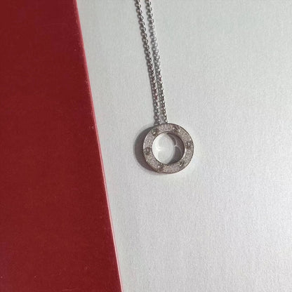 [Joyas Regalia]COLLAR AMOR AJUSTABLE PLATA