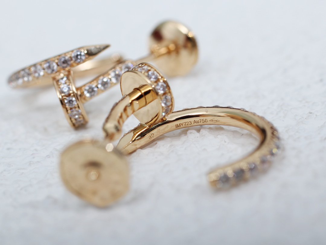 [Joyas Regalia] PENDIENTES JUSTE 12,75 MM ORO ROSA DIAMANTE