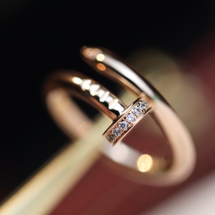 [Bijoux Regalia] BAGUE JUSTE 2,65 MM OR ROSE DIAMANT
