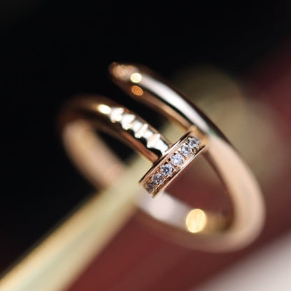 [Bijoux Regalia] BAGUE JUSTE 2,65 MM OR ROSE DIAMANT