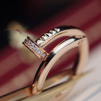[Bijoux Regalia] BAGUE JUSTE 2,65 MM OR ROSE DIAMANT