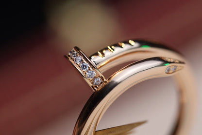 [Bijoux Regalia] BAGUE JUSTE 2,65 MM OR ROSE DIAMANT