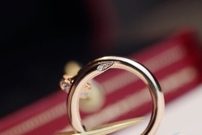 [Bijoux Regalia] BAGUE JUSTE 2,65 MM OR ROSE DIAMANT